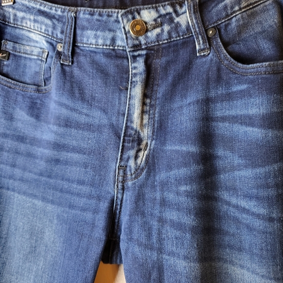 KanCan Dark Wash Mid Rise Super Skinny Jeans - Picture 3 of 6